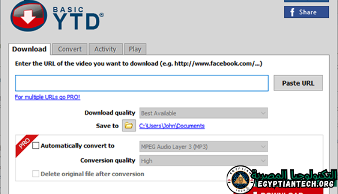 برنامج YTD Video Downloader Pro