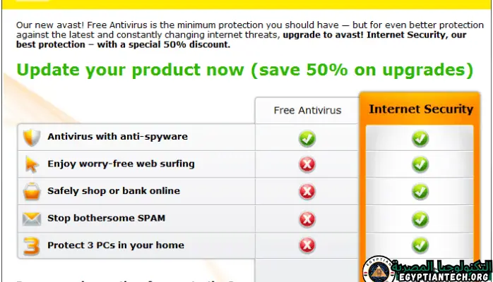 برنامج Avast Internet Security