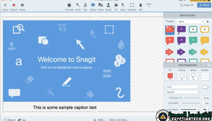 برنامج SnagIt 2020 Portable