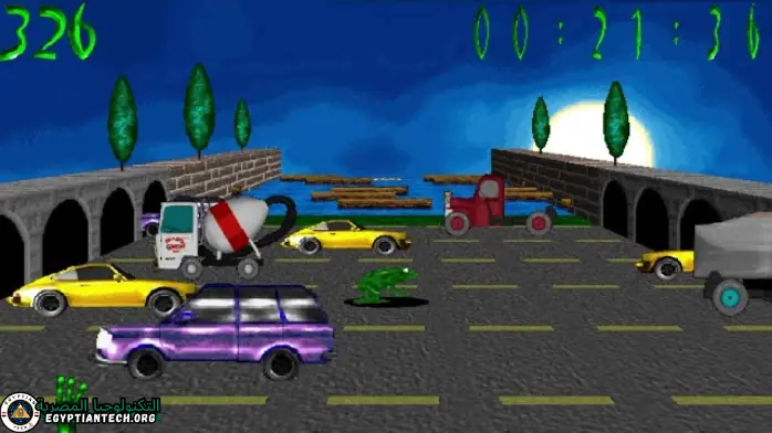 لعبة الضفدعة القديمة Frog Frenzy من ميديافاير