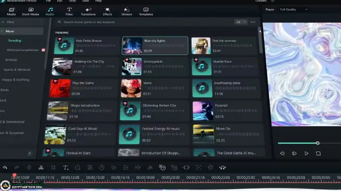 تحميل برنامج فيلمورا مع التفعيل​ للكمبيوتر مع الكراك​ من ميديا فاير​