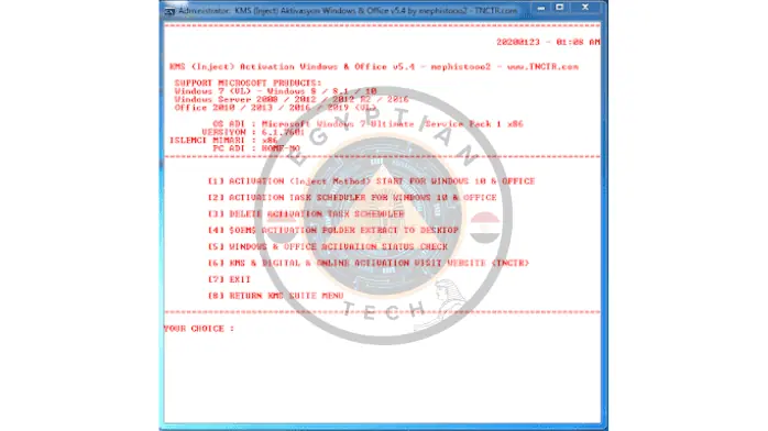 step 5 of office activated